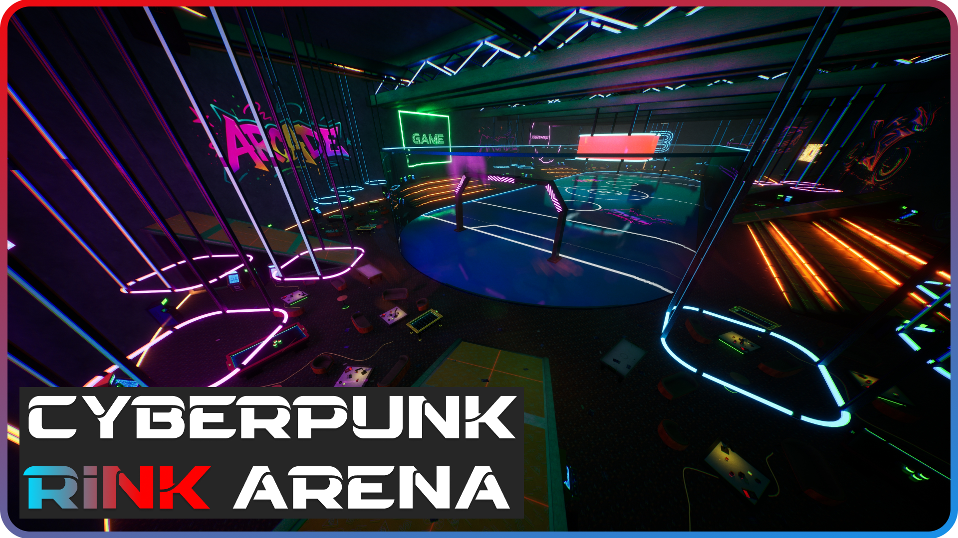 Cyberpunk Rink Arena